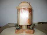 Ozonlampe - Lampe med hunde Gruppe: Alabast - Hjde: 21cm