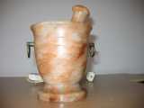Ozonlampe -  Gruppe: Alabast - Højde: 19½ cm.