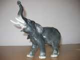 Ozonlampe -  Gruppe: Elefanter - Form nr.5260 Højde: 23 cm.
