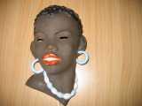 Ozonlampe - Neger-hovede Gruppe:  - Til ophng p vg. Hjde: 19 cm