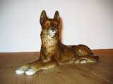 Ozonlampe - Schæferhund Gruppe:  - Højde: 17cm Lang: 30½cm Formnr. E826