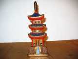 Ozonlampe - Tempel Gruppe: Kinesisk - Højde: 28cm Formnr.: C.C. Japan