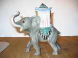 Ozonlampe - Tempel-elefant Gruppe: Elefanter - Højde: 19½cm