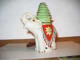 Ozonlampe - Tempel-elefant Gruppe: Elefanter - Formnr.: 5755 Højde: 20cm
