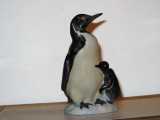 Ozonlampe - Pingvin med Unge Gruppe: Pingviner - Højde: 18cm